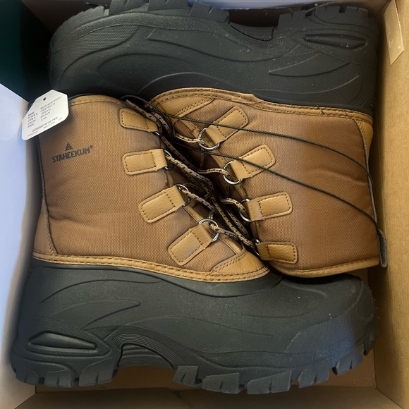 Staheekum Men's Winter Snow Boots| Waterproof Insulated Cold Rated to -20°F NEW - Picture 10 of 13